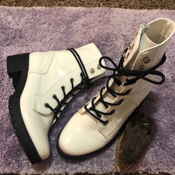 steve madden georgie combat boot